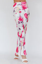 Meet Me In Fiji Maxi Skirt Floral Pink