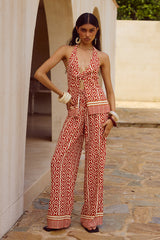 ALARA PALAZZO PANT - ALARA RED