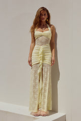 Annika Maxi Dress - Lemon