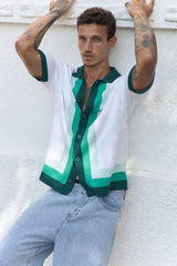 Darius Shirt - Green Multi