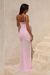 Kiata Ruffle Maxi Dress - Musk