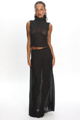 LIONESS Ford Top Onyx Polka