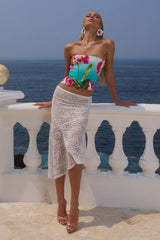 MAHINA BUSTIER - NALANI PRINT