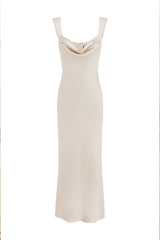 Margot Cowl Maxi Dress - Ivory