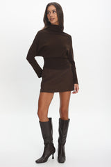 Get Started Mini Skort Brown