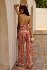Alara Palazzo Pant - Alara Red