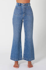 ROLLA'S Sailor Jean Janet Recycled Mid Vintage Blue